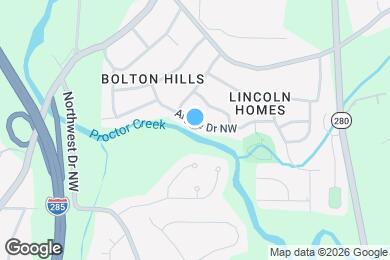 Map image of the property - 2862 Argyle Dr NW