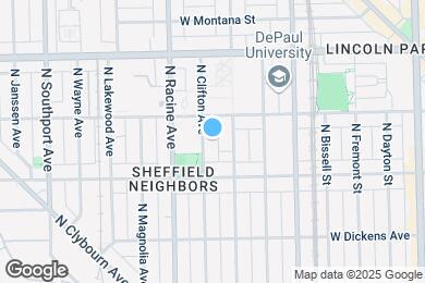 Map image of the property - 2235 N Clifton Ave