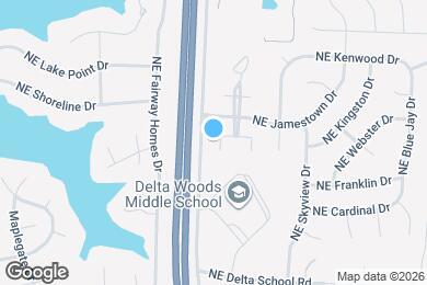 Map image of the property - 1024 NE Queens Ct