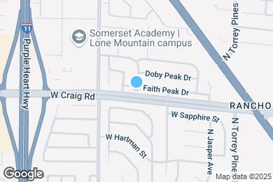 Map image of the property - 6533 Faith Peak Dr