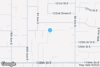 Map image of the property - 12405 83rd Ave E