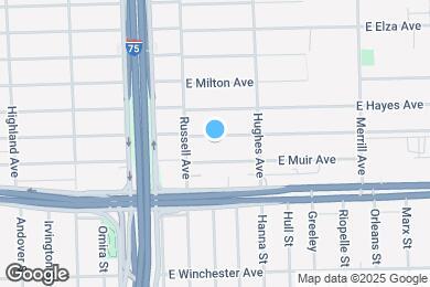 Map image of the property - 1202 E George Ave