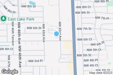 Map image of the property - 4251 NW 5th St