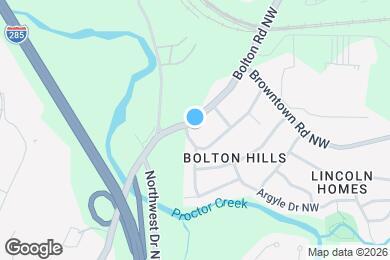 Map image of the property - Room in Duplex on Bolton Rd NW