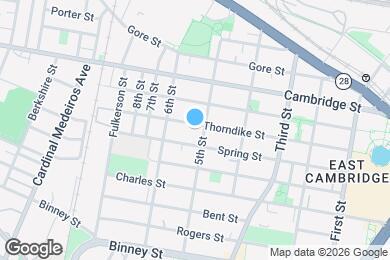 Map image of the property - 126 Thorndike St