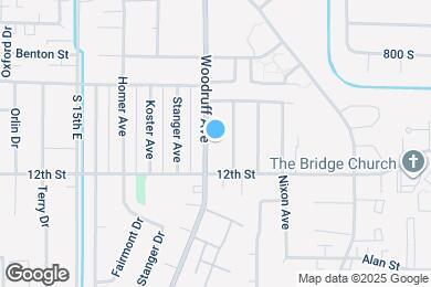 Map image of the property - 1079 S Woodruff Ave