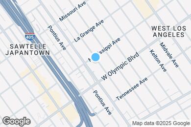 Map image of the property - 2115 S Bentley Ave