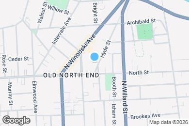 Map image of the property - 21 Hyde St