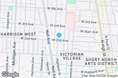 Map image of the property - 222 W 2nd Ave