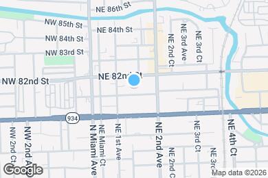Map image of the property - 153 NE 80th Terrace