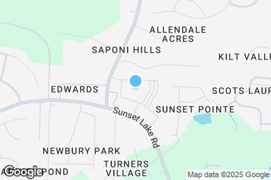 Map image of the property - Peterson Station at Sunset Lake