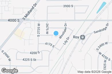 Map image of the property - 2635 W 4100 S