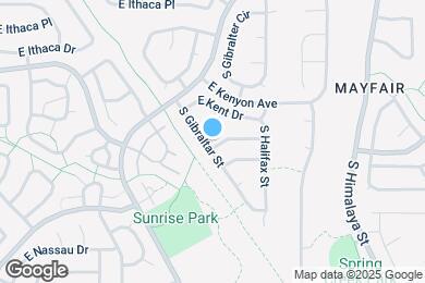 Map image of the property - 3792 S Gibraltar St