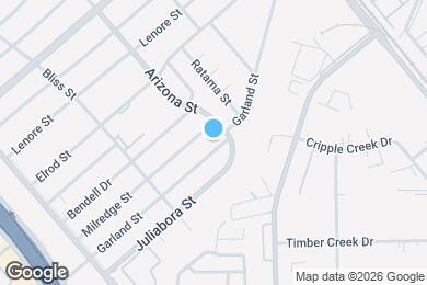 Map image of the property - 8169 Garland St