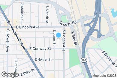 Map image of the property - 2350 S Lenox St
