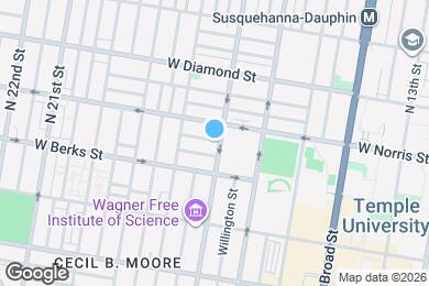 Map image of the property - 1928 N 17th St