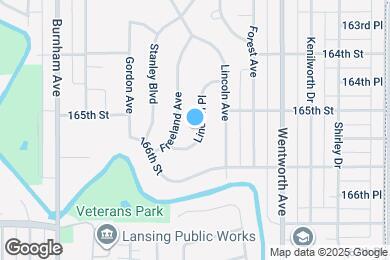 Map image of the property - 1512 Lincoln Pl