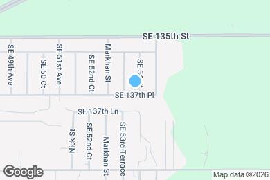 Map image of the property - 13700 SE 54th Ct