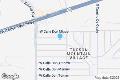 Map image of the property - 4837 W Calle Don Alfonso