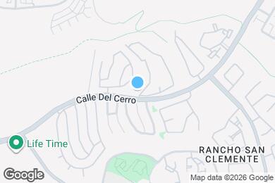 Map image of the property - 1040 Calle Del Cerro
