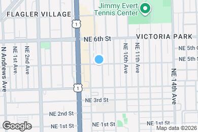 Map image of the property - 451 NE 8th Ave