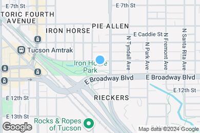 Map image of the property - Westwood Apartments - 714 E. 10th St Tucso...