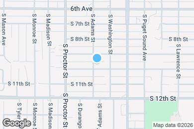 Map image of the property - 915 S Adams St