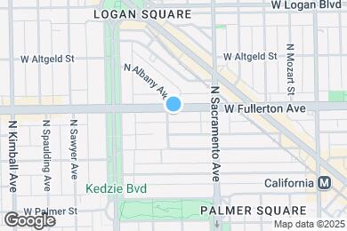 Map image of the property - 3045 W FULLERTON