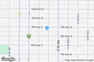 Map image of the property - 410 8th St S