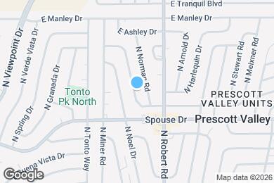 Map image of the property - 8124 E Jacque Dr
