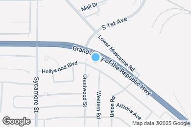 Map image of the property - 2016 Hollywood Blvd