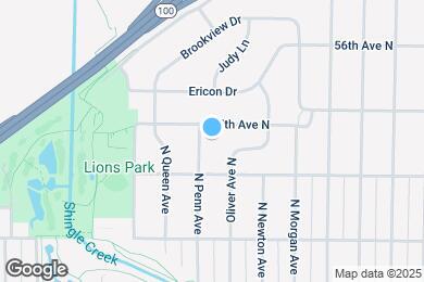 Map image of the property - 5418 N Penn Ave