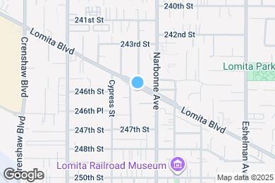 Map image of the property - 2234 Lomita Blvd