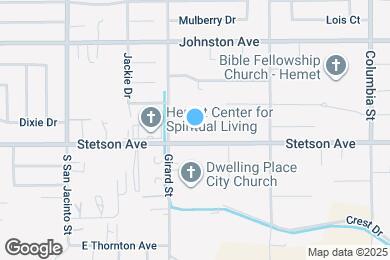Map image of the property - 40562 E Stetson Ave