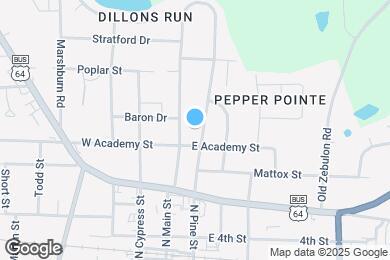 Map image of the property - 415 N Pine St