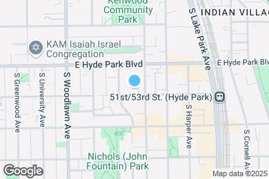 Map image of the property - 1362 E 52nd St