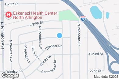 Map image of the property - 6273 E 24th St