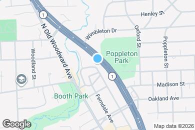 Map image of the property - 598 Park St