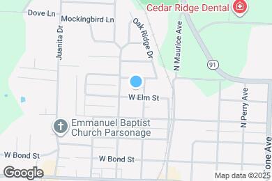 Map image of the property - 1611 W Elm St