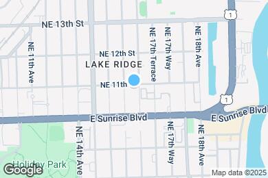 Map image of the property - 1041 NE 17th Ave