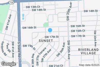 Map image of the property - 3700 SW 16th Ct