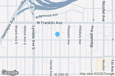 Map image of the property - 2122 Grand Ave S