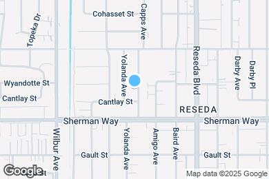 Map image of the property - 7253 Capps Ave