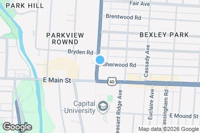 Map image of the property - 526 S Drexel Ave
