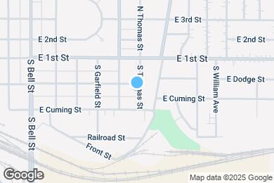 Map image of the property - 221 S Thomas St