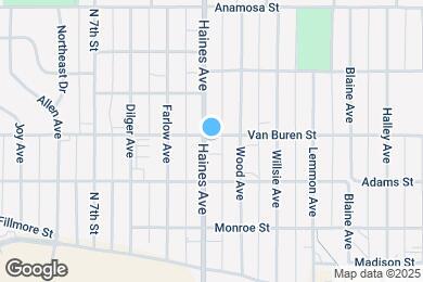 Map image of the property - 832 Haines Ave