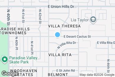 Map image of the property - 4257 E Desert Cactus St