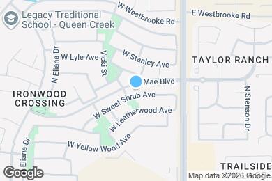 Map image of the property - 274 W Sweet Shrub Ave