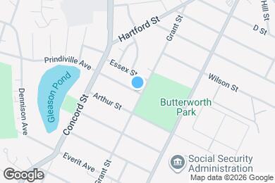 Map image of the property - 1730 E 14th St