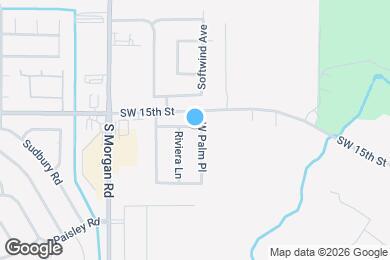 Map image of the property - 1701 W Palm Pl